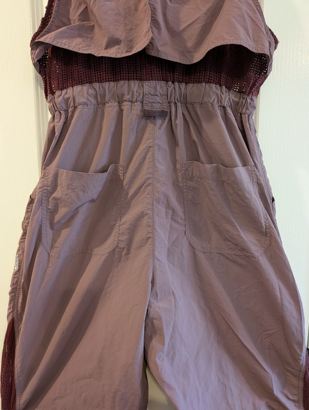 Free People Mauve Utility Jumpsuit with Contrast Panels - Picture 12 of 16